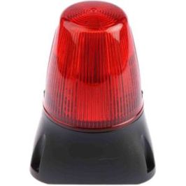 Moflash LEDA100 Blitzlicht - Sommer-Signalleuchte in Rot (80dB) | Spannungsbereich: 20-30 V