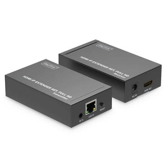 DIGITUS HDMI IP Extender Set - Full HD für optimale Übertragung