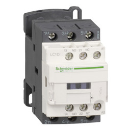 Leistungsschütz LC1D 3-polig mit 1 Schließer + 1 Öffner, 7.5 kW, 18 A, 400 V AC3, Spule 230 V AC