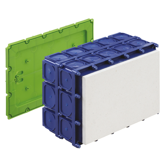Universelles Einbaugehäuse IP30 - Halogenfrei, 400V AC, Geeignet für Betonbau