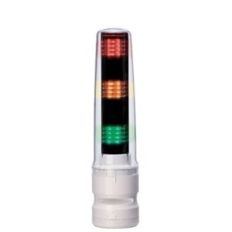 Patlite LS7 LED Signalturm - 3-stufige klare Linse, rot/gelb/grün + Summer Blitz | 284mm multifunktional