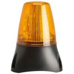 Moflash LEDA100 LED Blitzlicht - Summer-Signalleuchte in Orange (80dB, 10-17V)