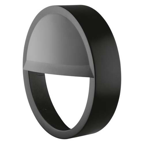 Oberflächen Einbaurahmen Augenlid 300 mm Schwarz - Dekorring