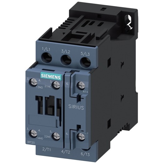 Leistungsschütz Schütz AC-3e 25 A | 11 kW | 400V | 3-polig | DC 24V | 1S+1Ö | Schraubanschluss