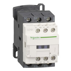 LC1D Leistungsschütz 3-polig mit 1 Schließer + 1 Öffner - 5.5 kW, 12 A, 400 V AC3 - Spule 400 V AC