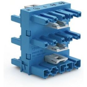 WAGO Buchse/Stecker 770 - 5 Kontakte - Leuchtensteckverbinder für Kabelmontage - Verteileranschluss bis 25A
