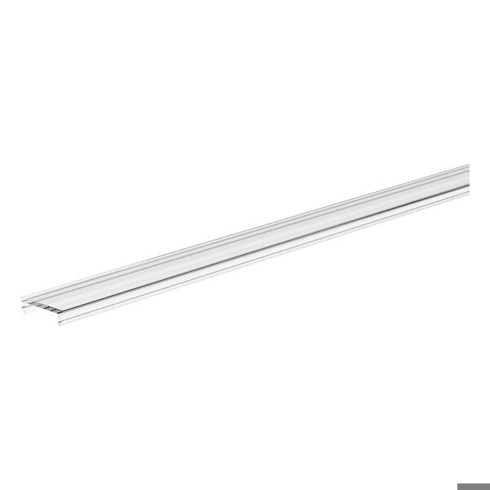 Klarer Alu-Profil-Abdeckung flach - 200cm (KAKF200)