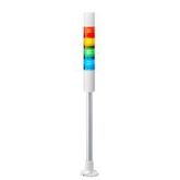 Patlite LR4 Mehrfarbiger LED Signalturm mit Summer - 4-stufig in Rot, Gelb, Grün, Blau | Blitz & Dauer 583.5mm - Multifunktion