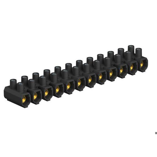 Reihenlüsterklemme 35mm² - Schwarz - Polypropylen für Elektrik & Verkabelung