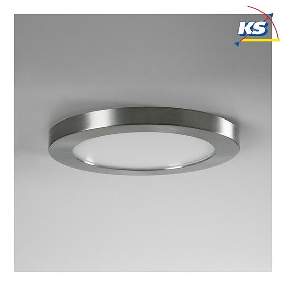 Dekoring für LED Downlight MOON CCT - Ø 22,5 cm - Nickel Matt (BRUM-12206073)