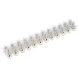 HellermannTyton Polyethylen Lüsterklemme - Transparent, Schraubanschluss, Raster 9.5mm, 6 mm² / 5A