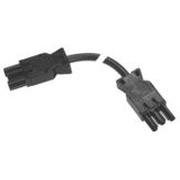 Wieland GST18I3 Leuchtensteckverbinder - 3-polig, konfektioniertes Kabel, 16A, Schwarz