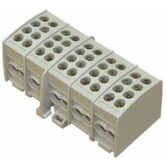 Hauptleitungsabzweigklemme 5x25mm² mit Schraubanschluss - Fingersicher