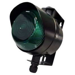 RS PRO LED Rampensignalleuchte - 2-stufige Linse Grün mit Filament/Warnsummer (174.5 mm)