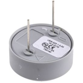 EMCT Piezo Buzzer 95dB - Durchsteckmontage | 1.5V bis 24V DC | Intern | Ø 25mm | 25 x 11.2mm