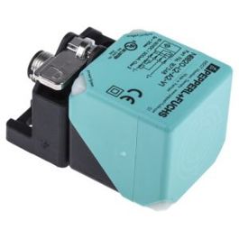 Pepperl + Fuchs M12 Induktiver Näherungssensor - Kubisch 20 mm - PNP - 10-30 V DC / 200 mA - NO+NC - IP69K