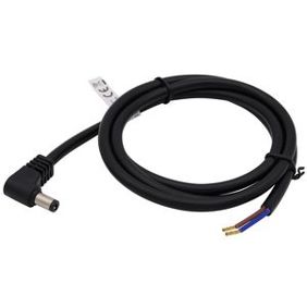 RND Kabel - DC-Stecker abgewinkelt (5m) mit offenem Ende | Kleinspannung Steckverbinder