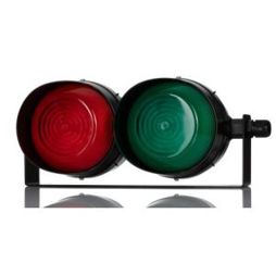RS PRO LED Ampel Signalleuchte 2-stufig - Grün & Rot