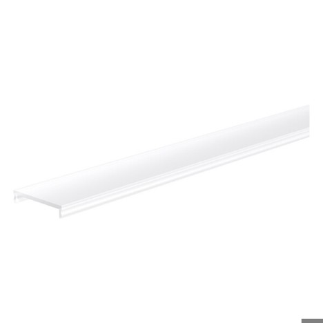 200cm Alu-Profil-Abdeckung opal - KAMR200 für Leuchtenprofile