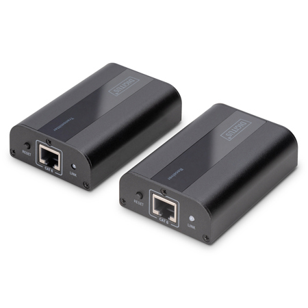 DIGITUS 4K HDMI Extender Set - 4K/60Hz | Hochwertiger Kleinspannung Steckverbinder