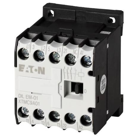 EATON DILEM-01 Leistungsschütz 4 kW, 400 VAC, 3-polig, 230V/50Hz & 240V/60Hz - Kleinschütz