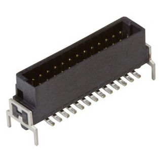 Messerleiste 100-polig RM 1.27 mm gerade schwarz - Artikelnummer: 15111002401333