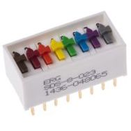 ERG THT DIP-Schalter 8-stellig - Vergoldete Kontakte (1 A | 100 V | bis +100°C)