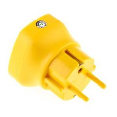RS PRO Erdanschluss-Stecker - 10 mm Stift (x2) - 4 mm Buchse - Europäischer Netzstecker - EN 61340-5-1