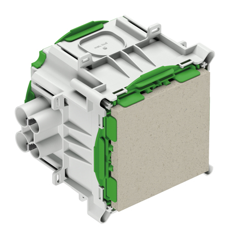 Einbaugehäuse für LED - Grün - IP30 Schutzart - Betonbau - Bemessungsisolationsspannung 400V AC - Halogenfrei