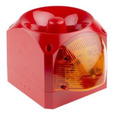 Klaxon Nexus 110 LED Blitzlicht Alarmleuchtmelder - Orange | 24-48 V AC
