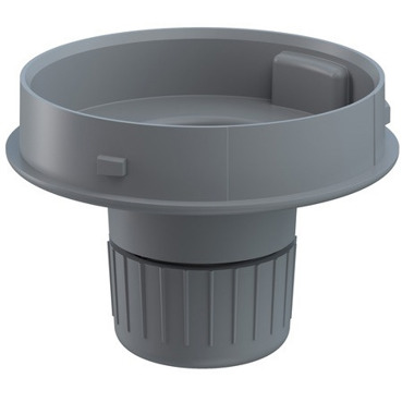 EvoSIGNAL Rohradapter - Grau - Ø 85 mm x H 64 mm - Artikelnummer: 261 700 05