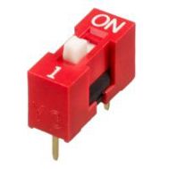 APEM 1-poliger DIP-Schalter – Ein-/Ausschalter mit Phosphorbronze – 25 mA, bis +85°C