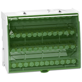 Linergy Klemmenblock 125A - 4-polig, 48 Schraubanschlüsse (4 x 12 Stück)