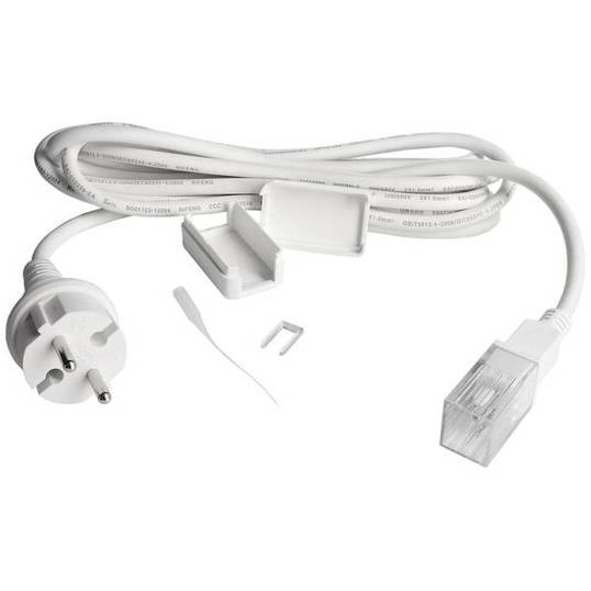 Deko Light Einspeisekabel 930690 mit Konturenstecker – 230V für LED Stripe, Kunststoff