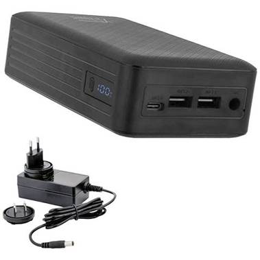 XTPower XT-27000 DC PA Powerbank 26.800 mAh | Li-Ion | USB-C® & DC-Buchse 3.5mm | Schwarz