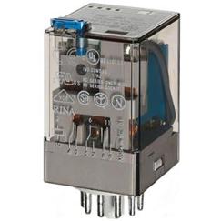 Relais mit Steckanschlüssen - 3 Wechsler 10 A - Spule 220 V DC | Hilfsrelais