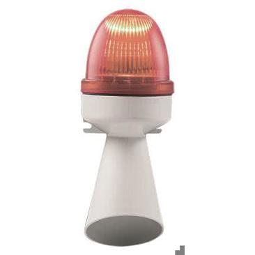 GRO Kombi-Hupe 24V DC mit WL 6311 Warnlicht - Hochwertige Warnsignalgebung