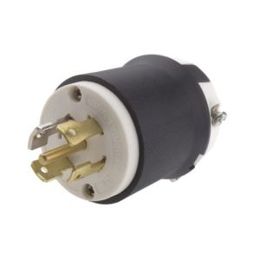 RS PRO NEMA L21 Netzstecker Kabel | 3P+E | 30A / 120/208V | Schwarz | Ideal für USA