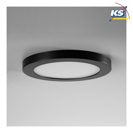 Dekoring für LED Downlight MOON - CCT Ø 17 cm | Schwarz Matt (BRUM-12205073)