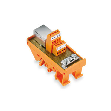 RJ45 Übergabemodul mit Klemme - 8 Pole (LM2N 3.5mm) | Schraubanschluss | Steckverbinder
